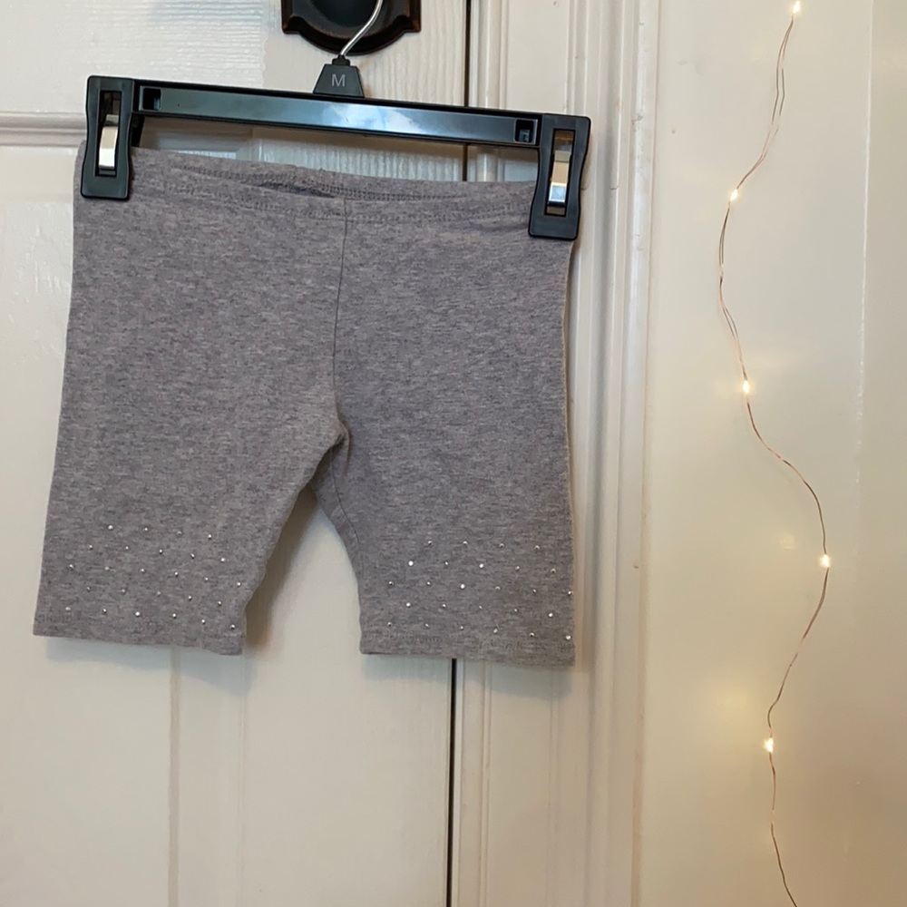 girls sparkly spandex/gymnastics shorts